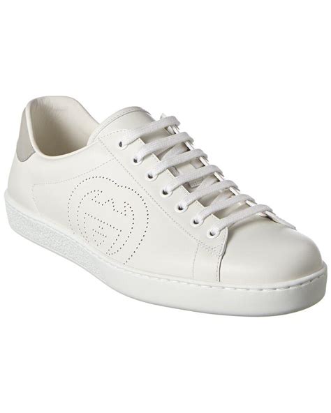 gucci men's ace sneaker with interlocking g|gucci ace sneakers men discounted.